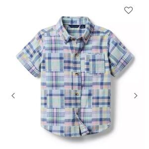Plaid Patchwork Shirt